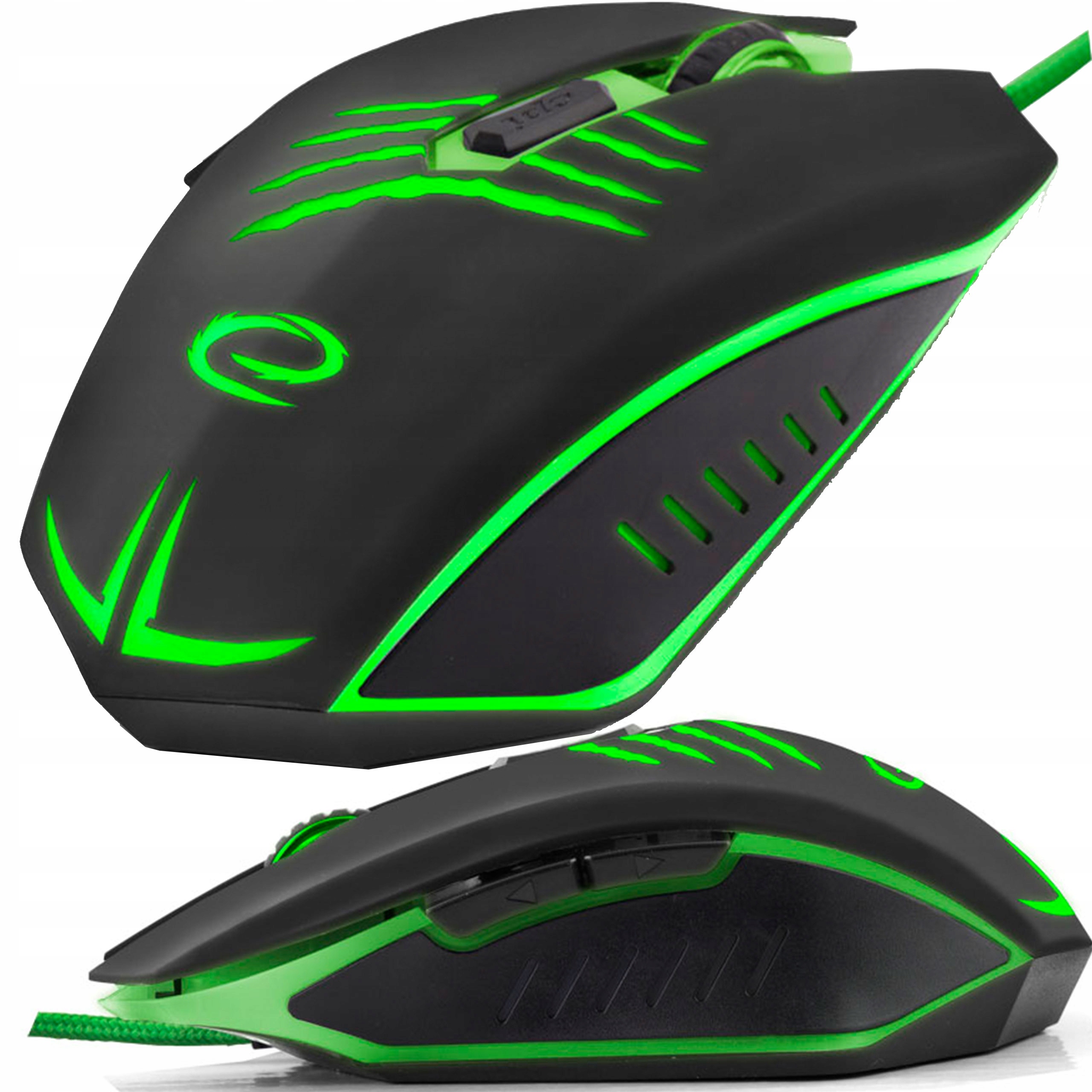 

Myszka Mysz Gamingowa Dla Graczy Usb Led 2400 Dpi