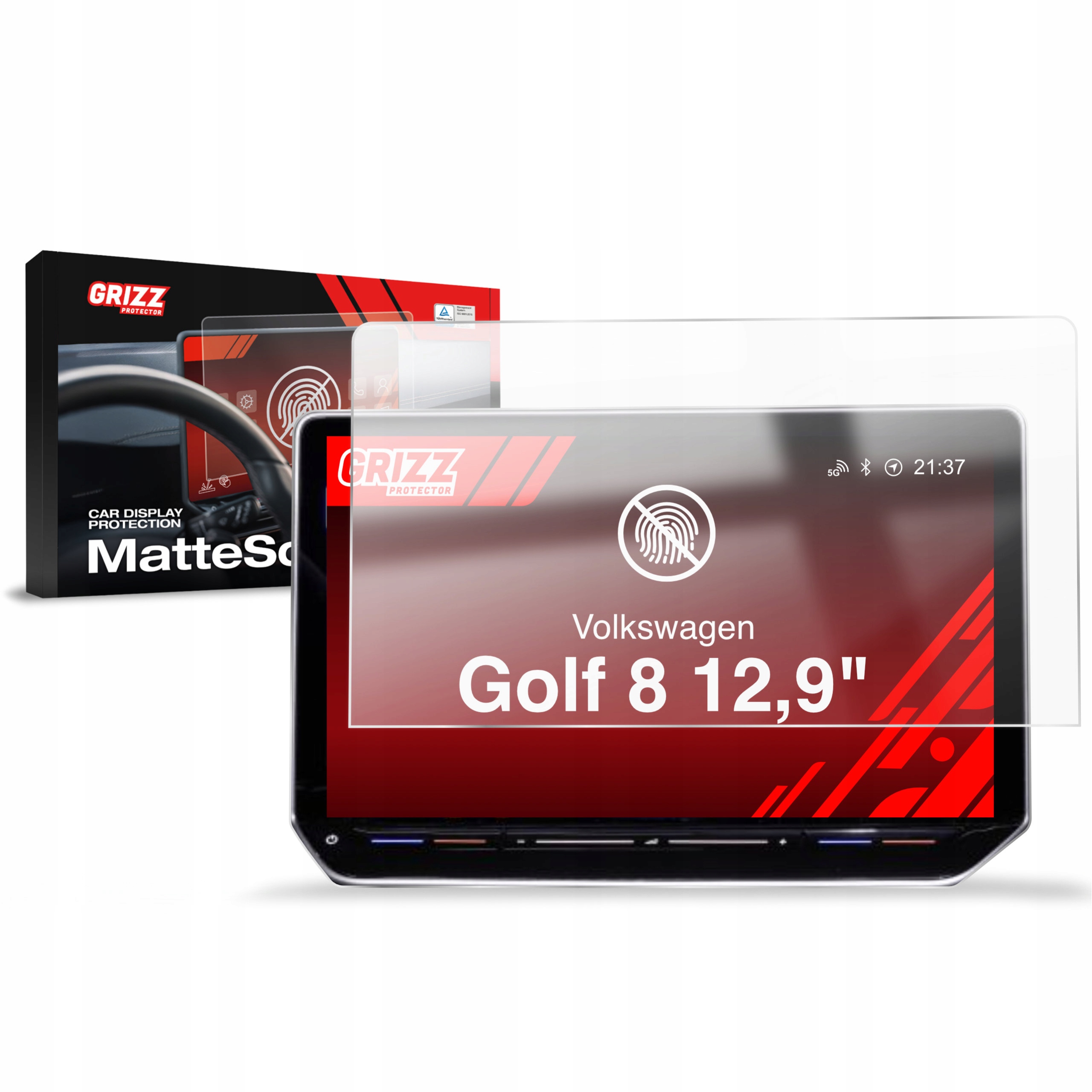 Folia Antyodciskowa do Volkswagen Vw Golf 8 12,9" (2024-2025)