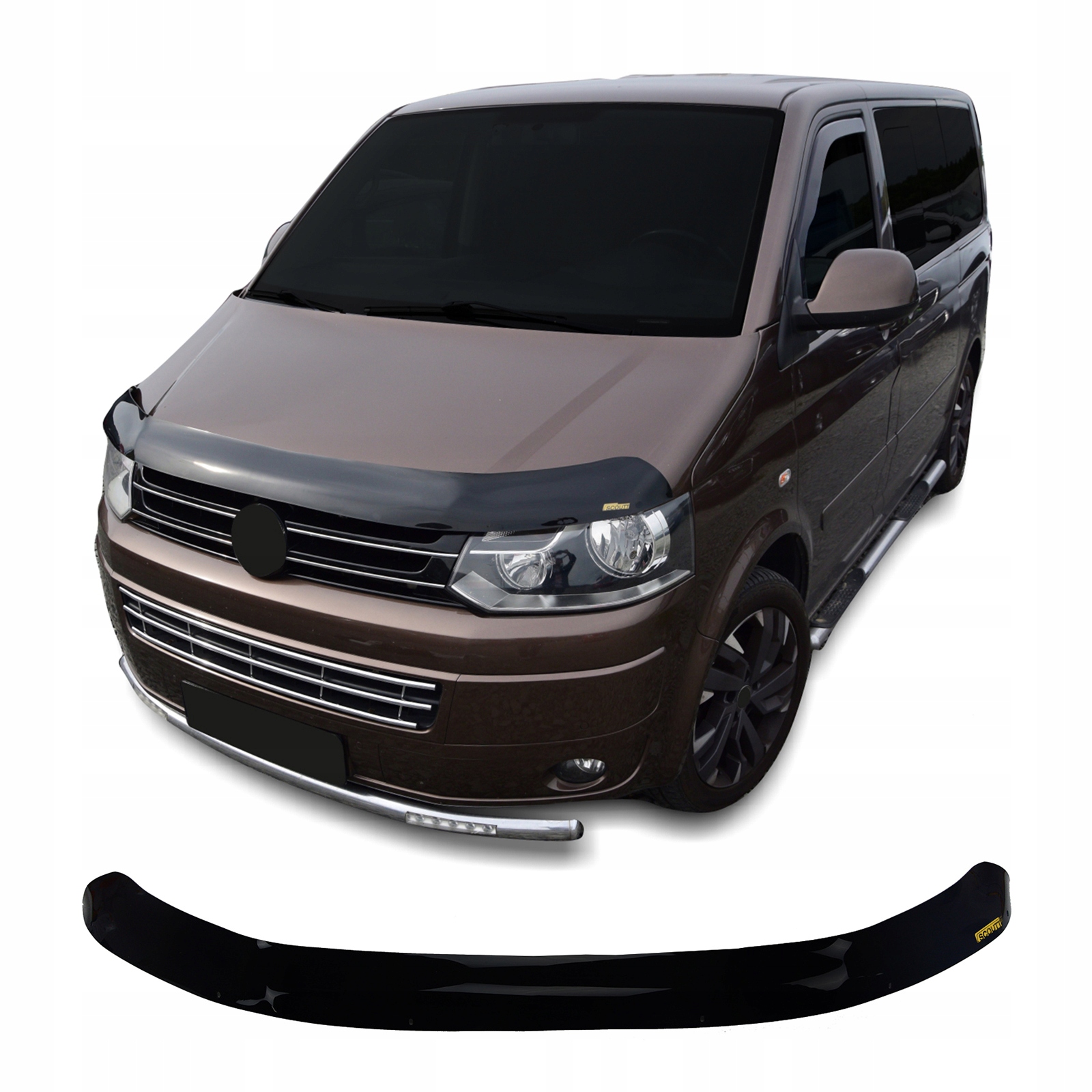 OWIEWKA MASKI PRZEDNIEJ VW T5 FACELIFT 2009 - 2015