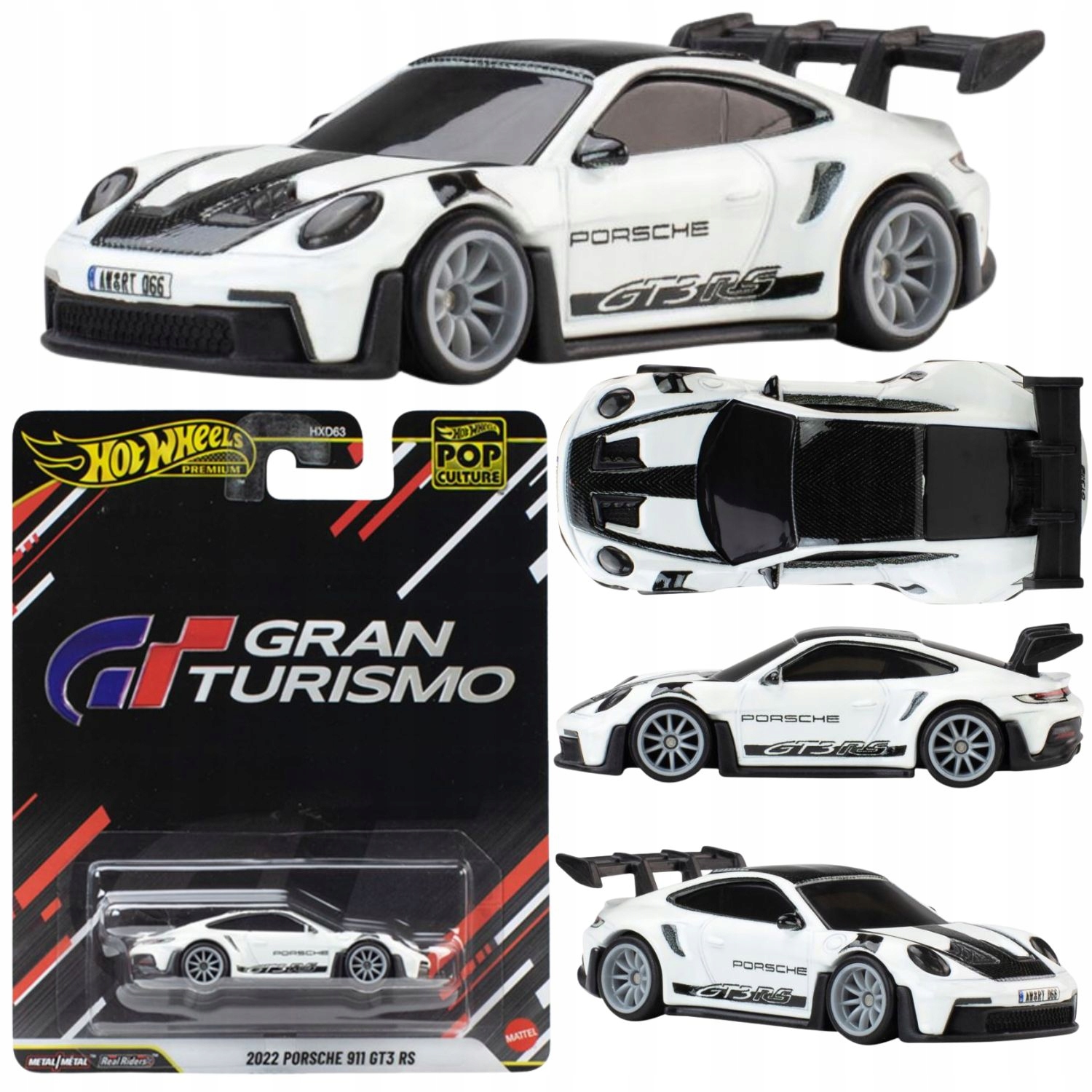 Auto Samochodzik Kolekcjonerski Premium Gran Turismo Porsche 911 GT3 Rs
