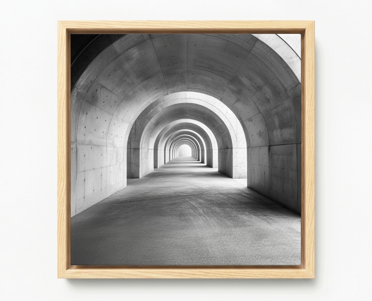 Obraz Rám Americký Box Architektura Město Tunel Chodba Beton 40x40