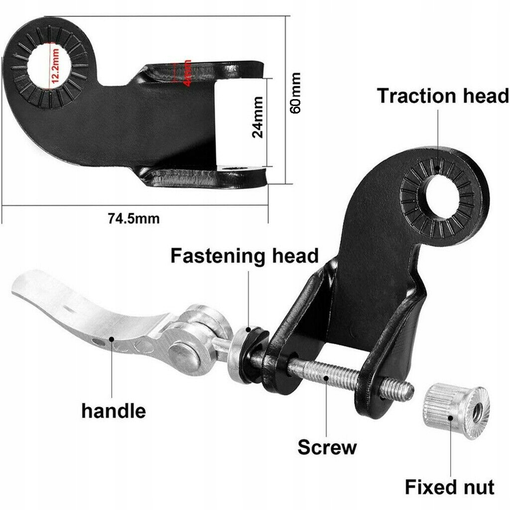 ZACZEP DO PRZYCZEPKI ROWEROWEJ PASEK WÓZKI METAL Kod producenta CA571D3