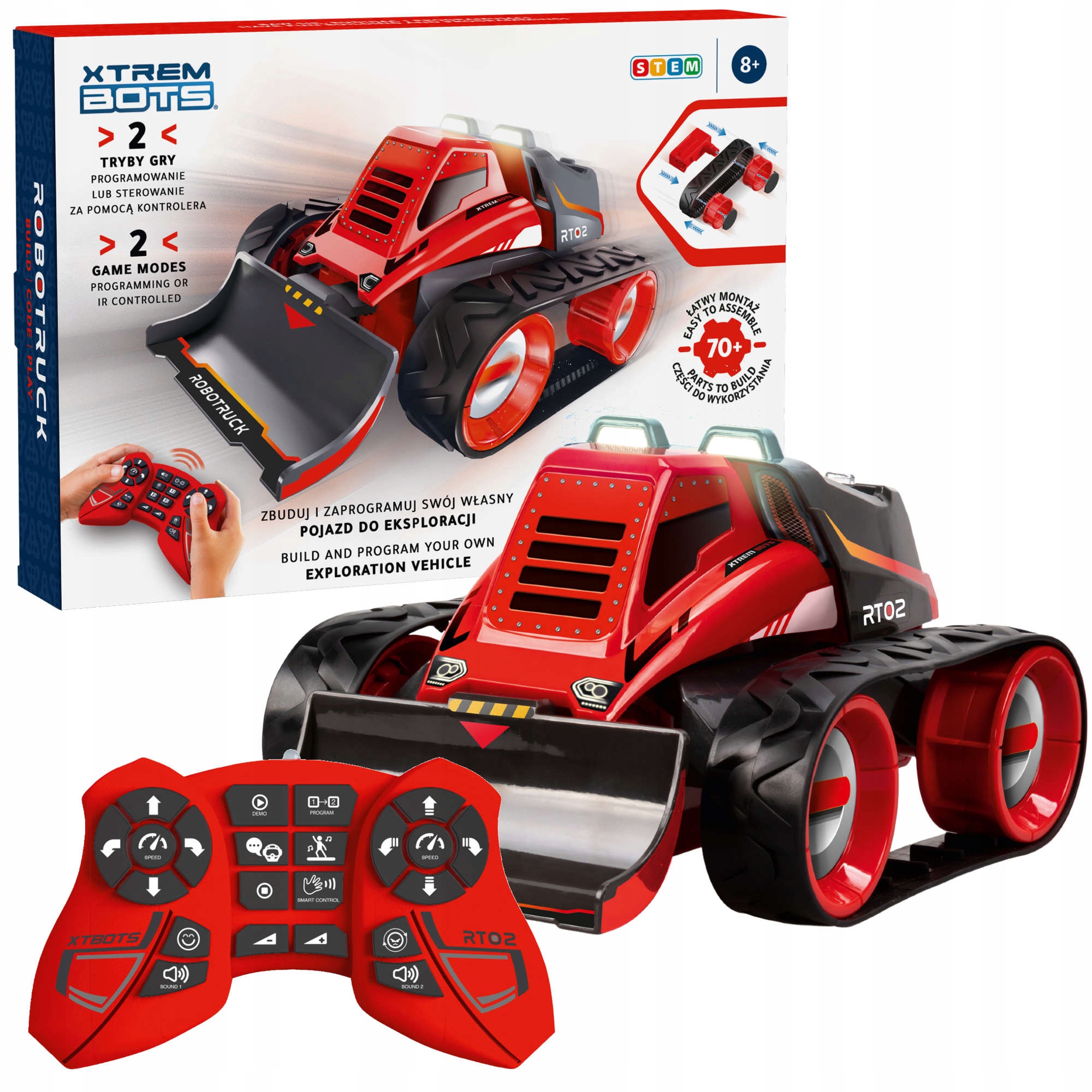 ROBOT ROBOTRUCK XTREM BOTS DO KODOWANIA STEROWANIE NAUKA I ZABAWA