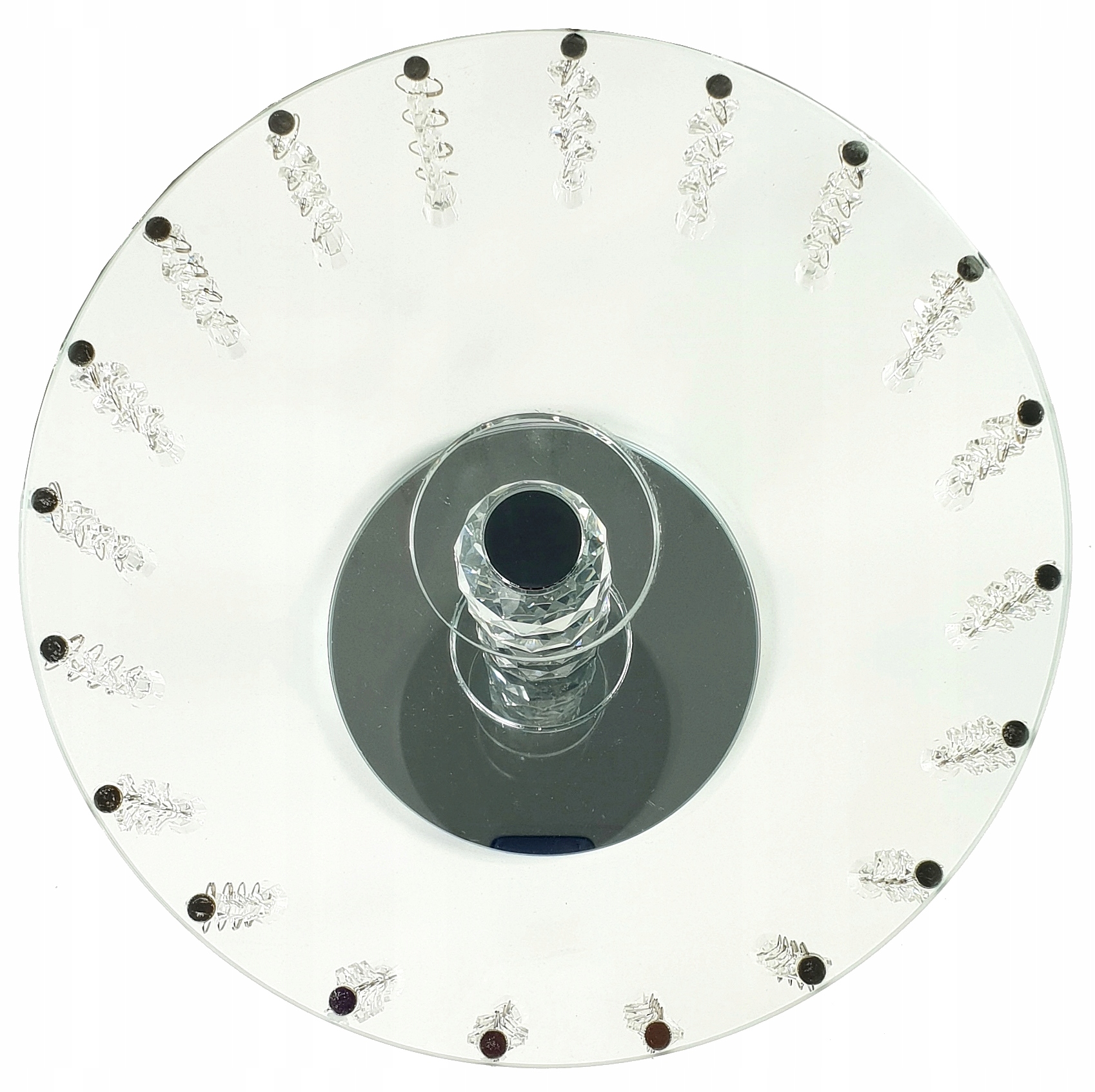 PATERA SZKLANA NA CIASTA OWOCE ⌀ 30 cm GLAMOUR Marka Madex