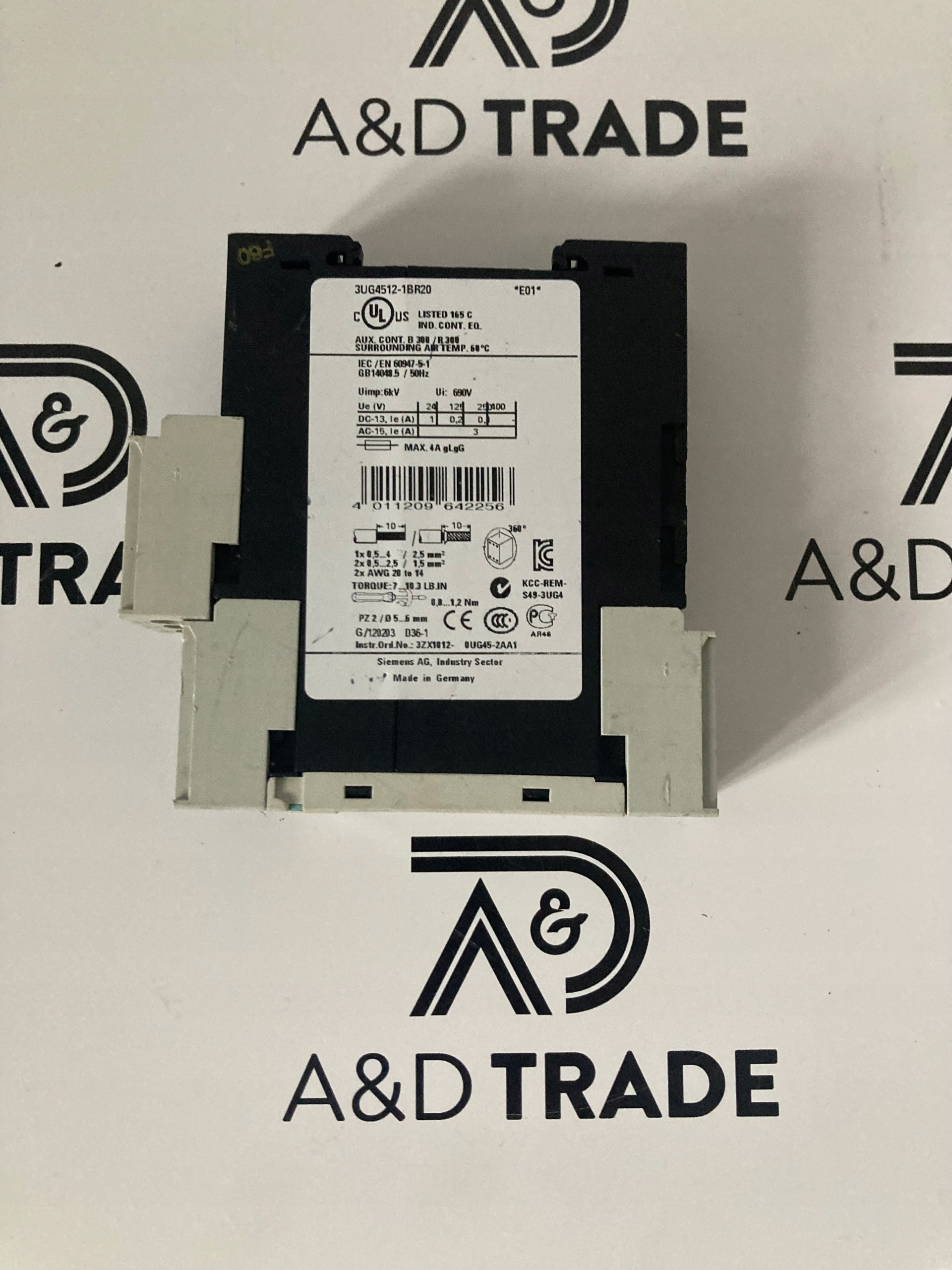3UG4512-1BR20 Siemens, Contactors & Relays