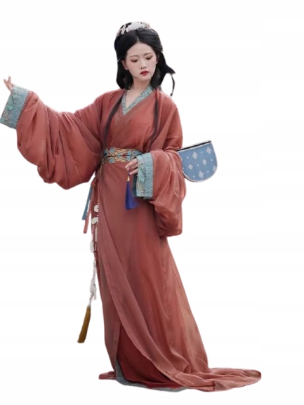 Kimono Dlouhý Vzdušný Župan Dlouhé Široké Rukávy Orientální Oblečení Hanfu