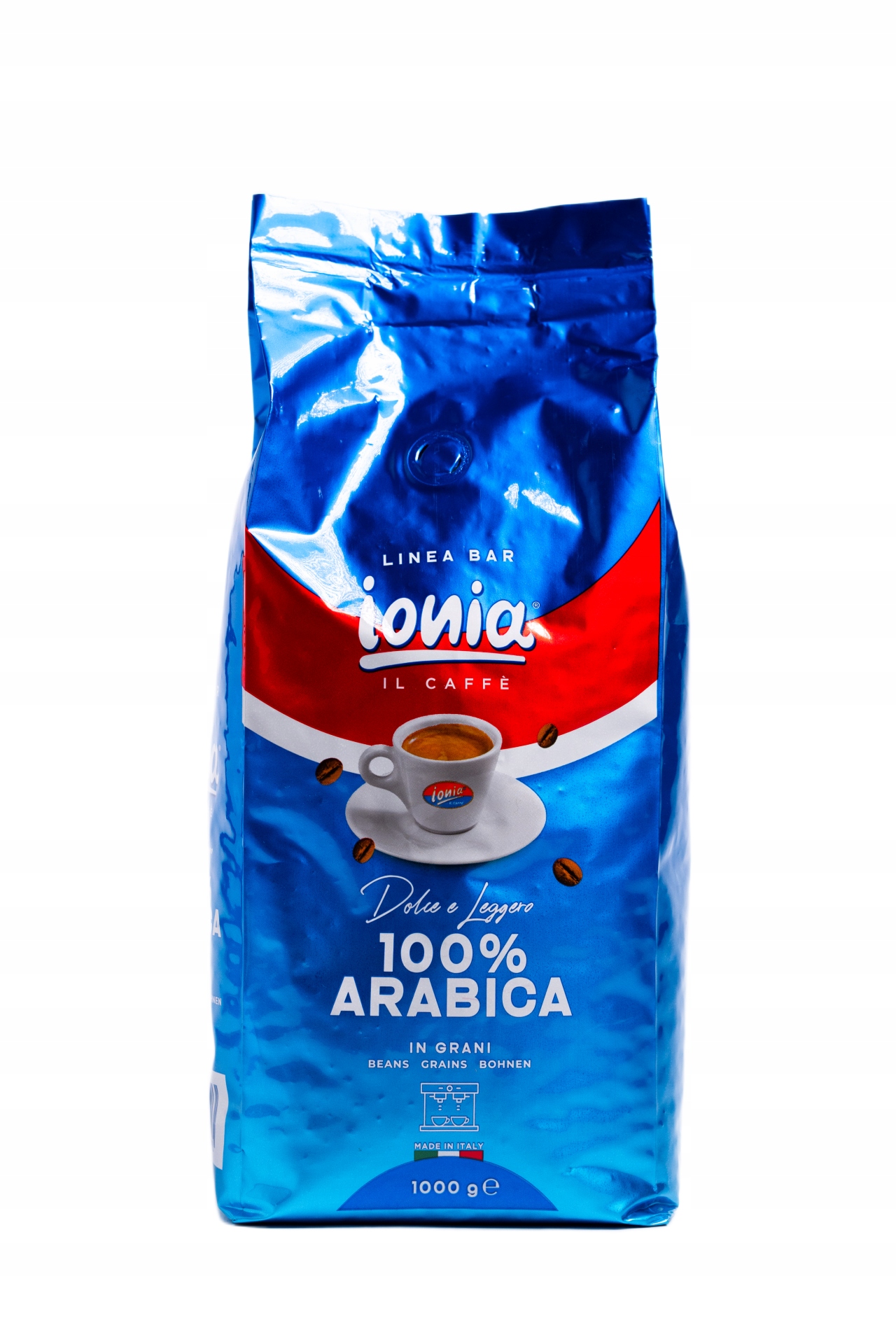 Kawa Ziarnista Ionia 100% Arabica 1kg Włoska Premium