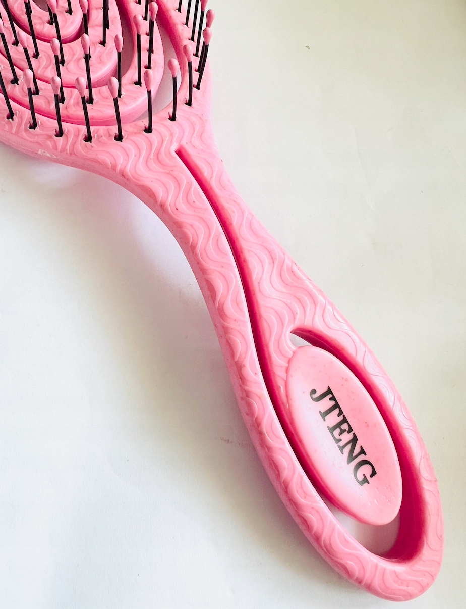 SZCZOTKA DO ROZCZESYWANIA WŁOSÓW SPIRALNA ORGANICZNA RÓŻOWA Marka inna marka