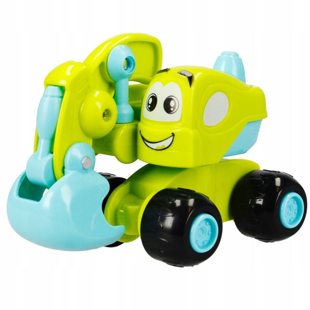 KOLOROWA KOPARKA dla DZIECI 9 cm mała MEGA CREATIVE dziecięce KOPARKI Marka Mega Creative