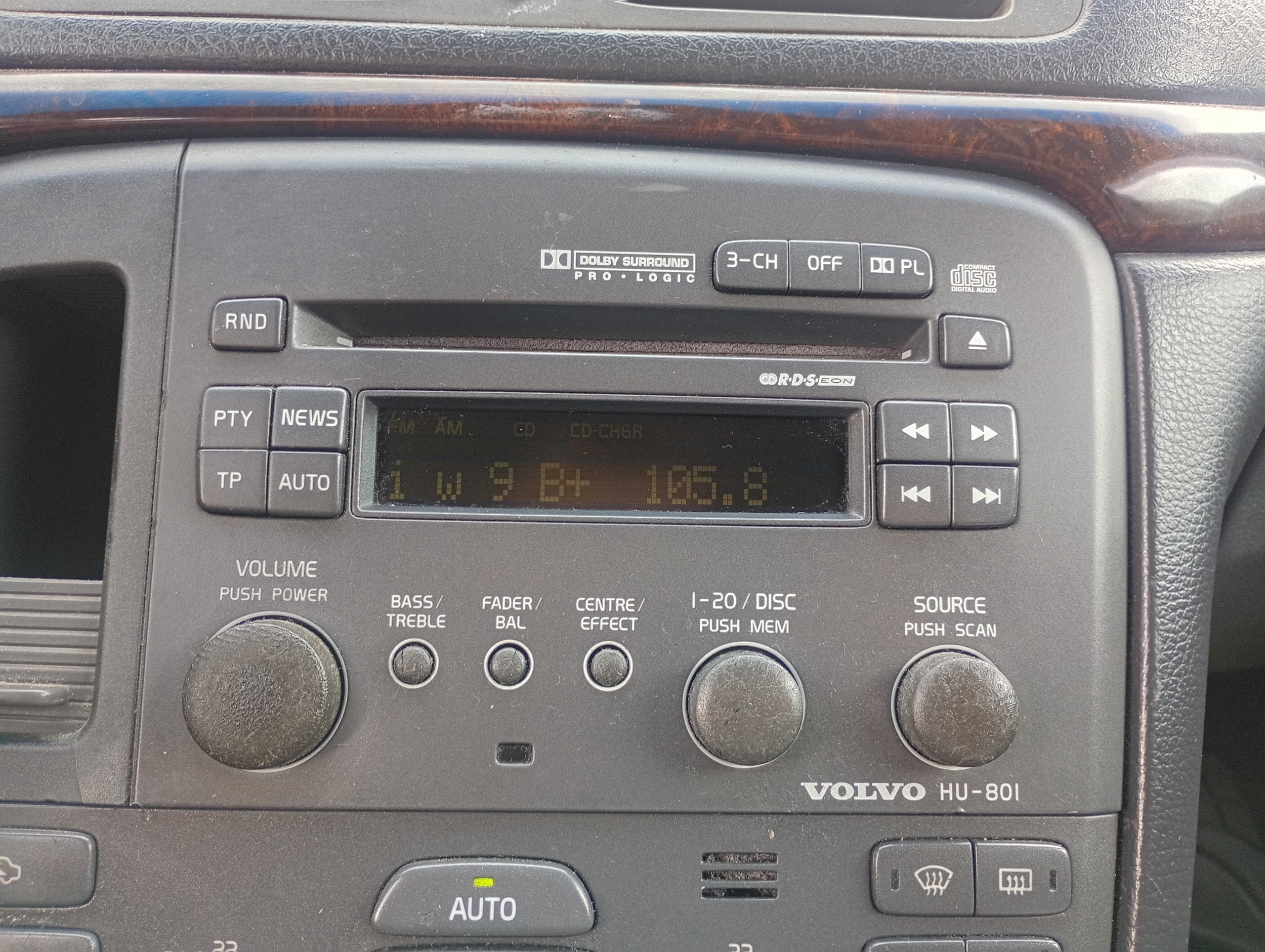 RADIO original CD fehlt code VOLVO S80 1 und 98-06