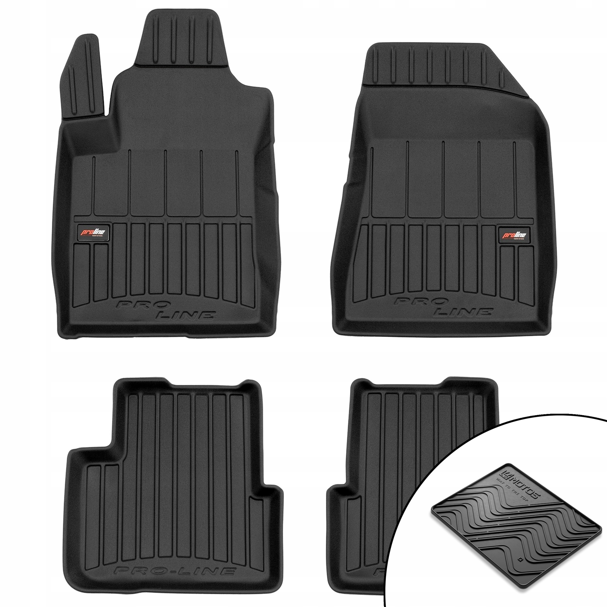 3D gumové koberce Fiat Bravo II 2007-2014 podložka bonus
