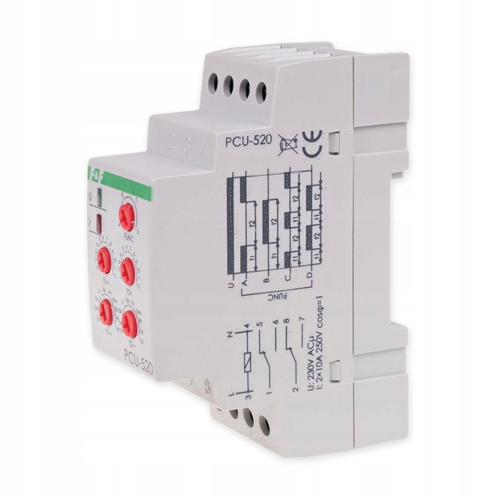 

FiF Przekaźnik czasowy wielofunkcyjny 230V PCU-520
