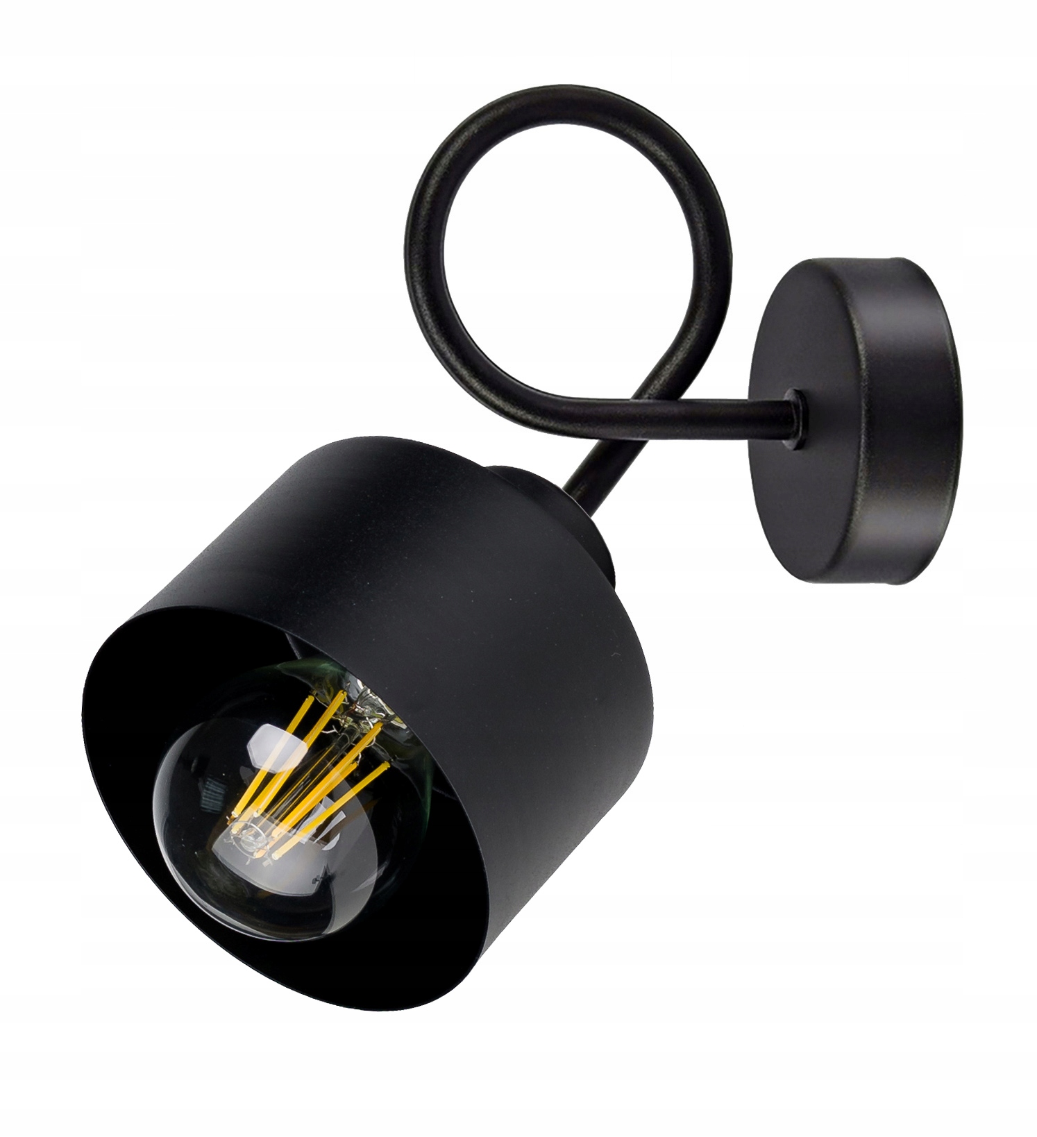 

Lampa Kinkiet E27 ścienny stały loft metal Kubek
