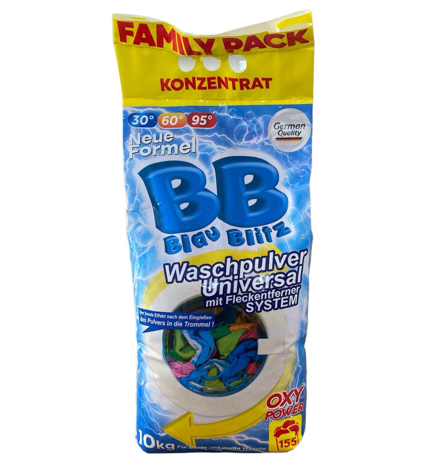 NIEMIECKI PROSZEK DO PRANIA BLAU BLITZ UNIWERSALNY 10KG