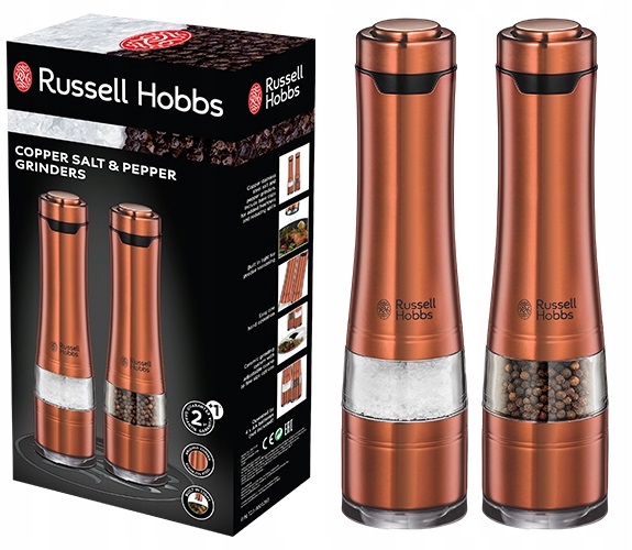 ZESTAW 2x ELEKTRYCZNY MŁYNEK DO PIEPRZU I SOLI Kod producenta ZESTAW 2x ELEKTRYCZNY MŁYNEK.