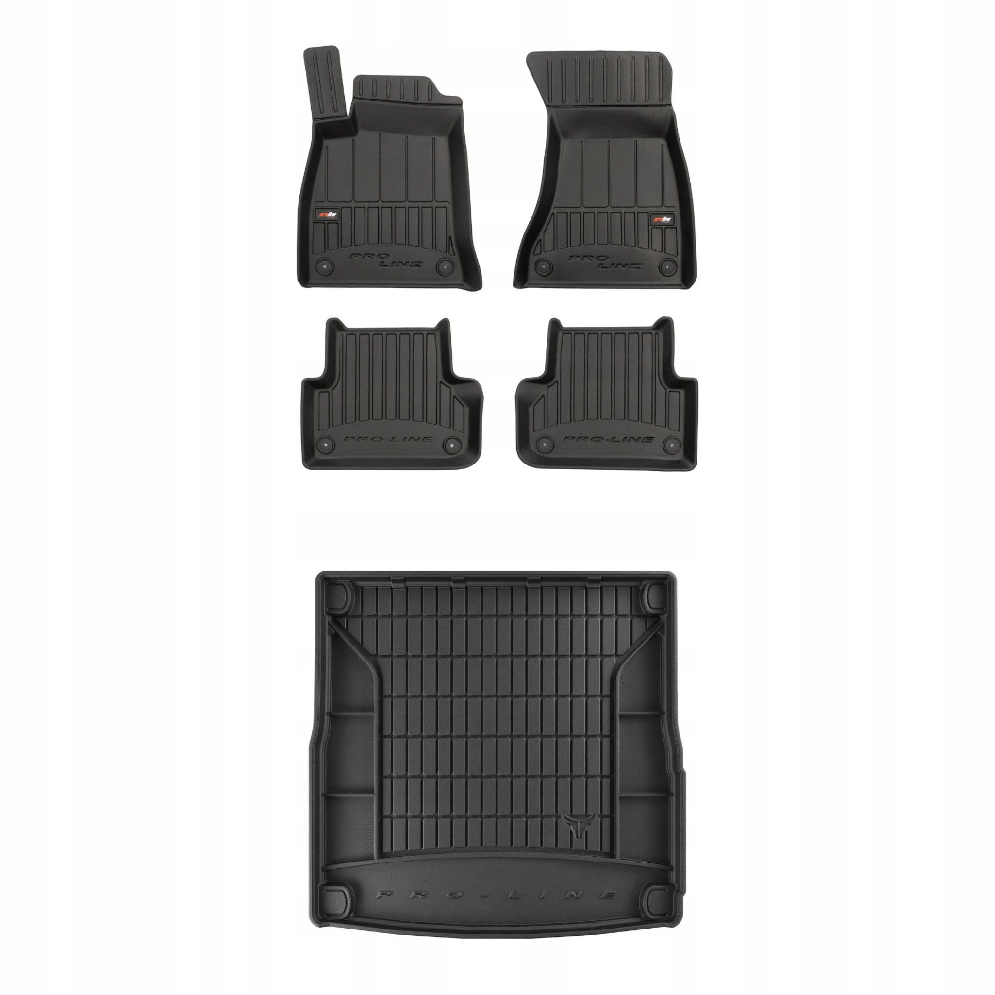 Sada gumových kobercov a rohoží pre Audi A4 B9 2015-2023