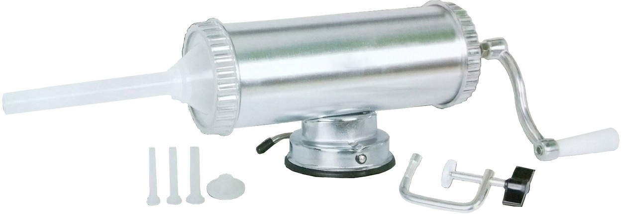 NADZIEWARKA 2,5KG MASZYNKA 3x LEJK SZPRYCA KIEŁBAS Wydajność maksymalna 25 kg/h