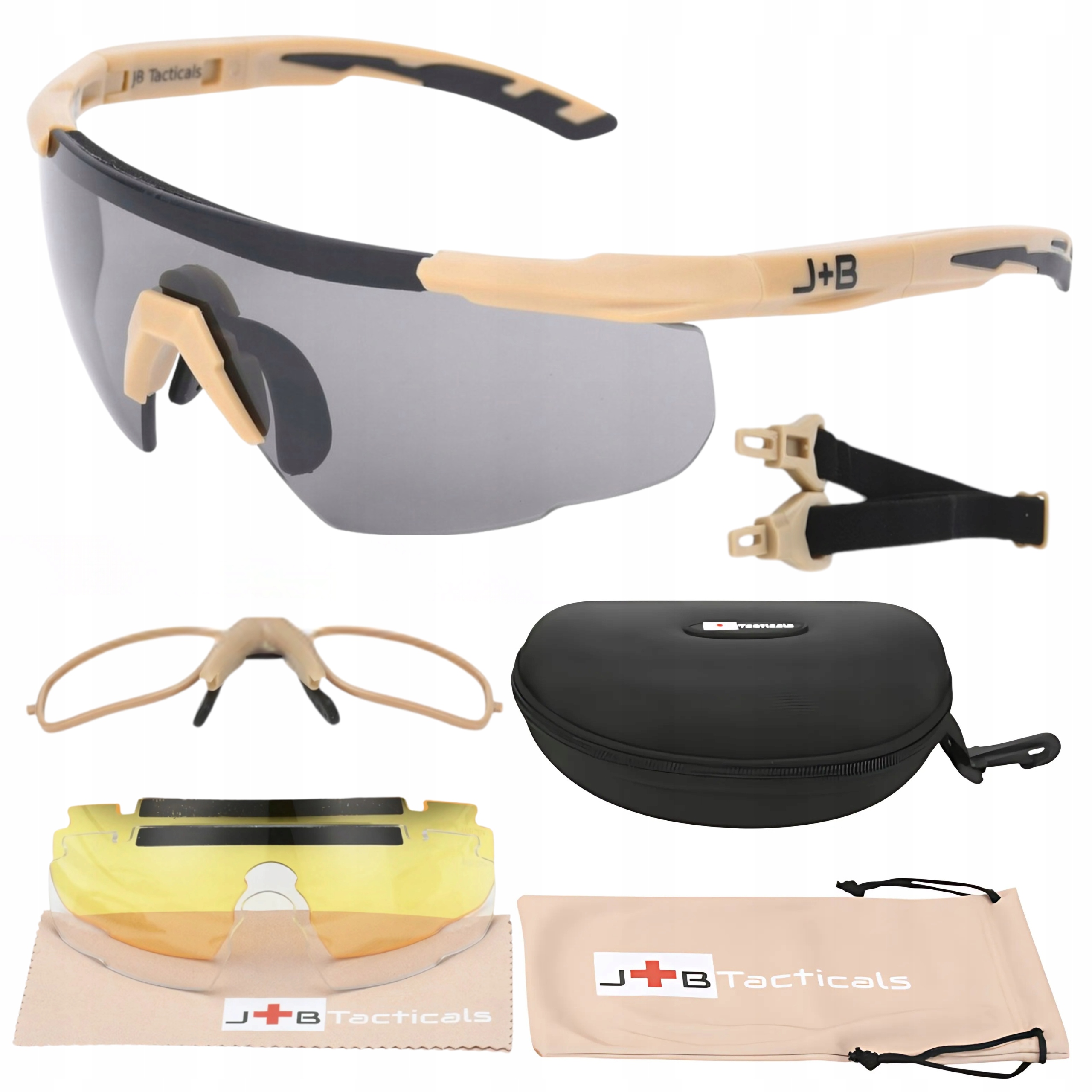 Vojenské Taktické Ochranné Střelecké Brýle Antifog Polarizační JB03D