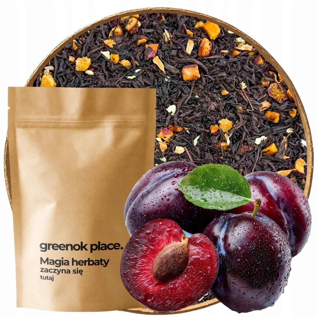 Čaj černý Švestka V Karamelu 1000 g milk mléčná pomeranč karamelová