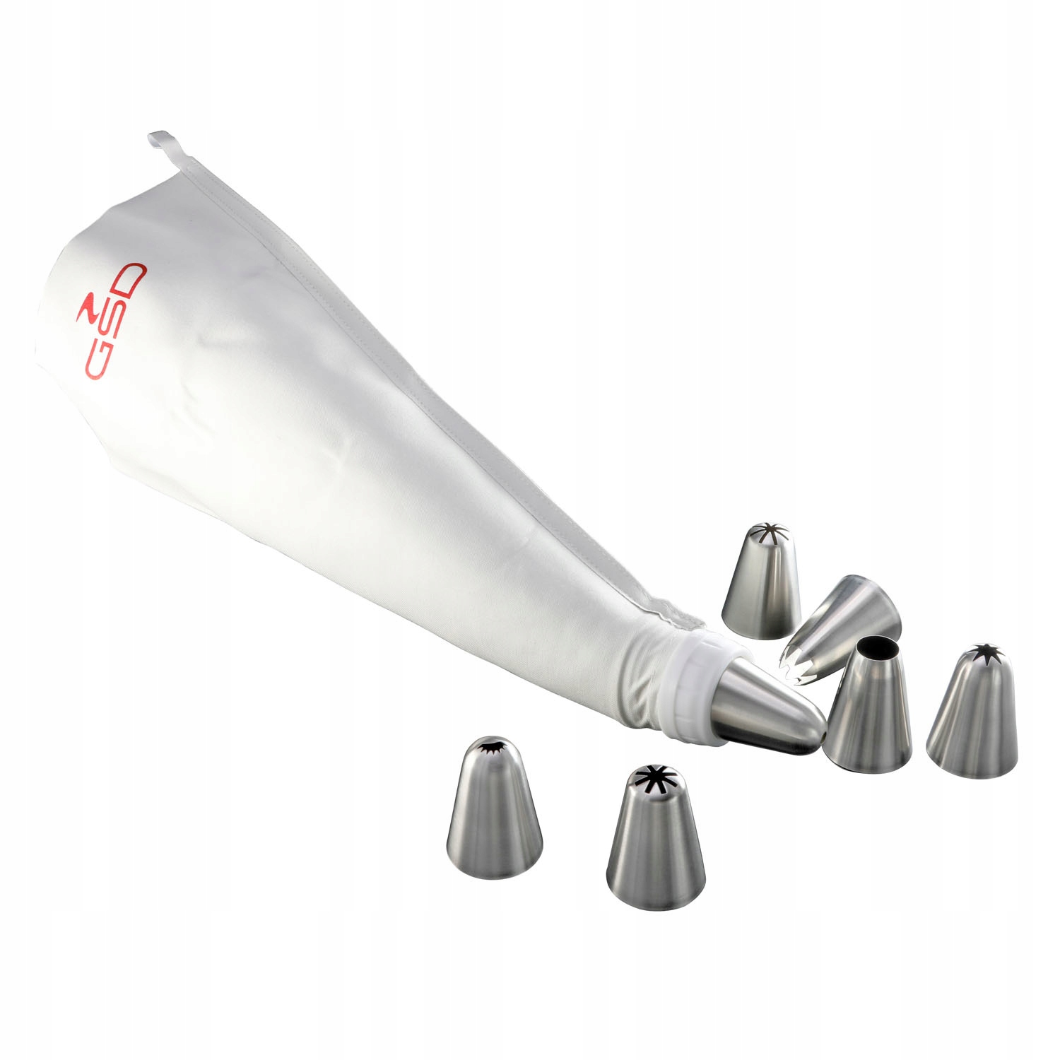 Cukrářský rukáv Gsd se 7 zády a adaptérem na tubu