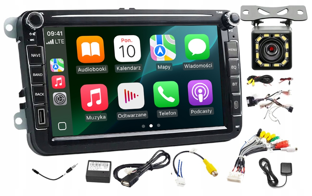 Rádio Navigácia Carplay Android Gps Vw Multivan 2003-2015 Bt 4GB 64GB