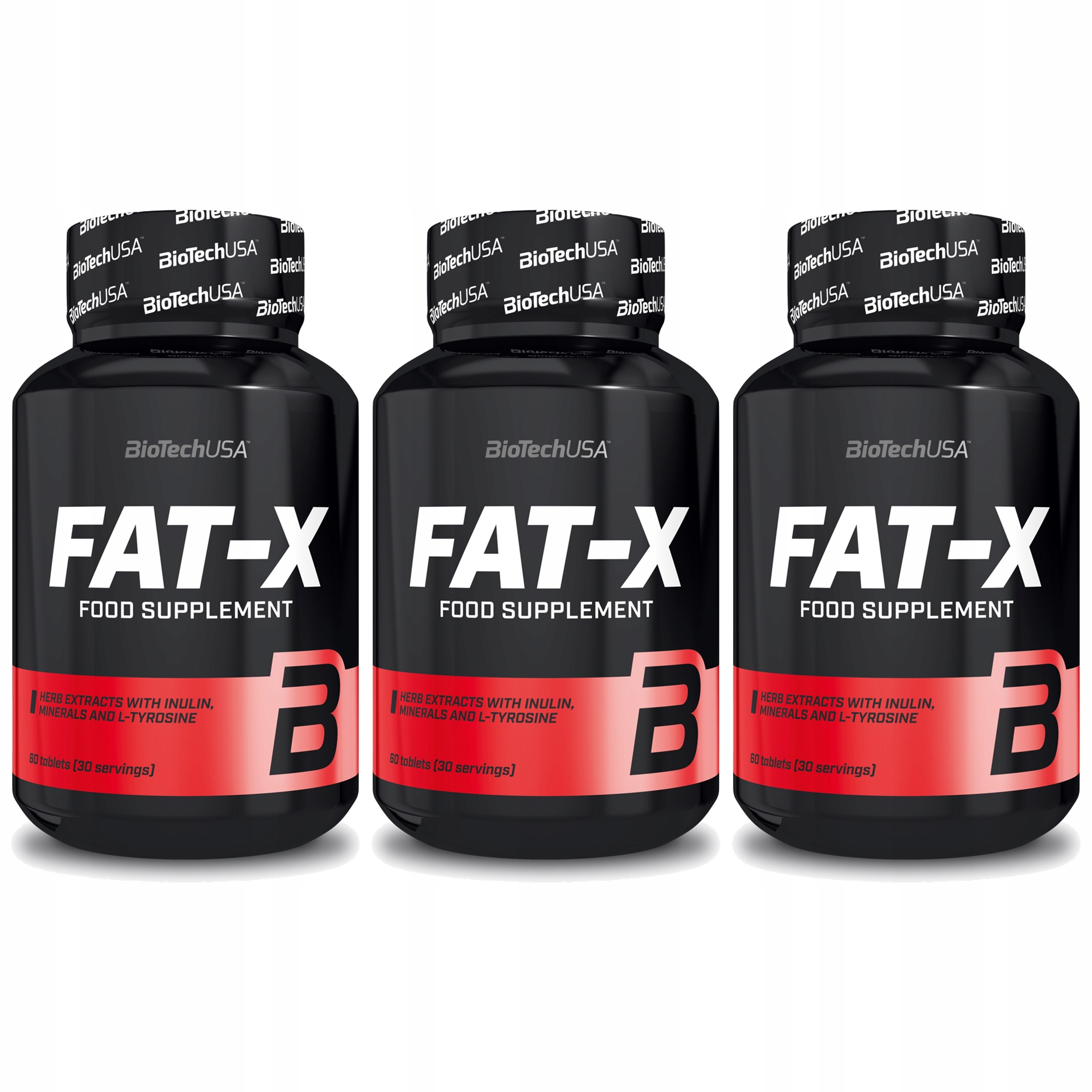 3x Silný Spalovač Tuků Fat X 60t Redukce Dieta