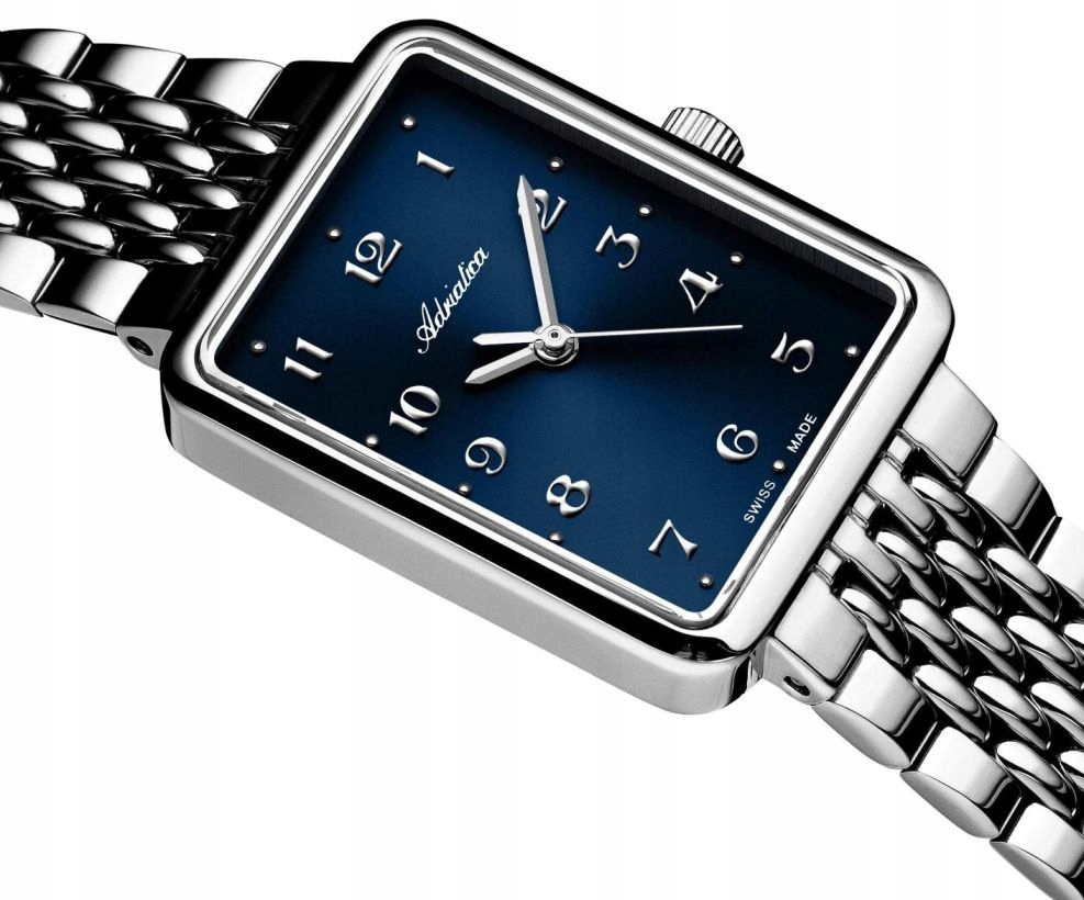 Švýcarské Dámské Hodinky Adriatica Číslice Obdélníkové Slim Mini 21 mm