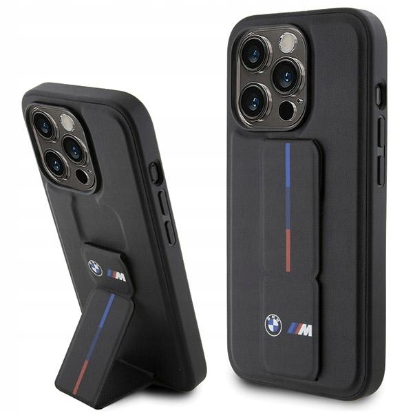 Bmw Grip Stamp pouzdro s podstavcem kryt obal krytka pro iPhone 15 Pro