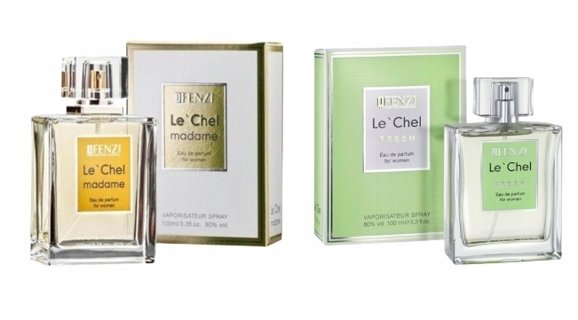 JFenzi Le'Chel Fresh+Le'Chel Madame 2x100 ml parfémovaná voda pro ženy
