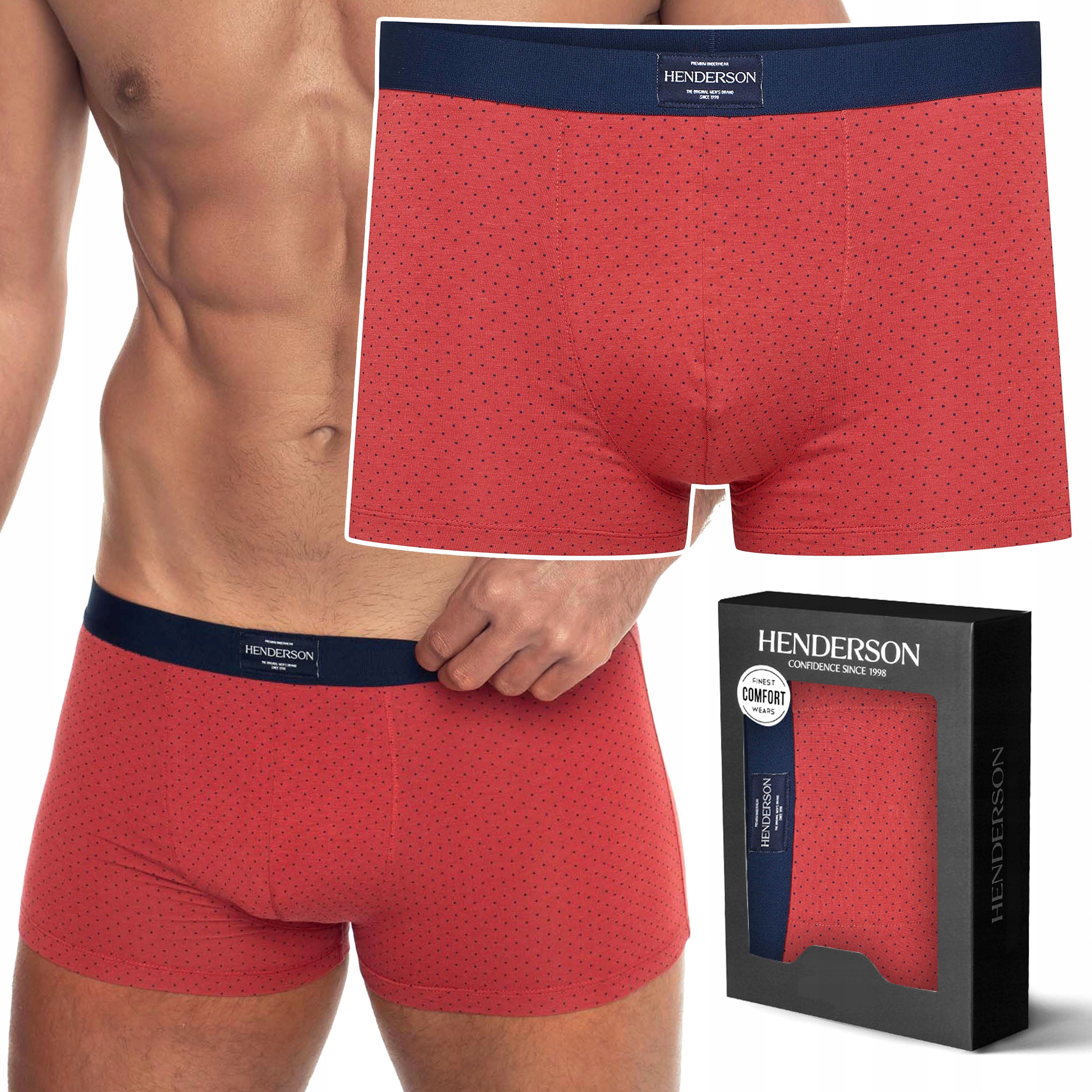 Pánské boxerky z viskózy Henderson 41277 Ember M