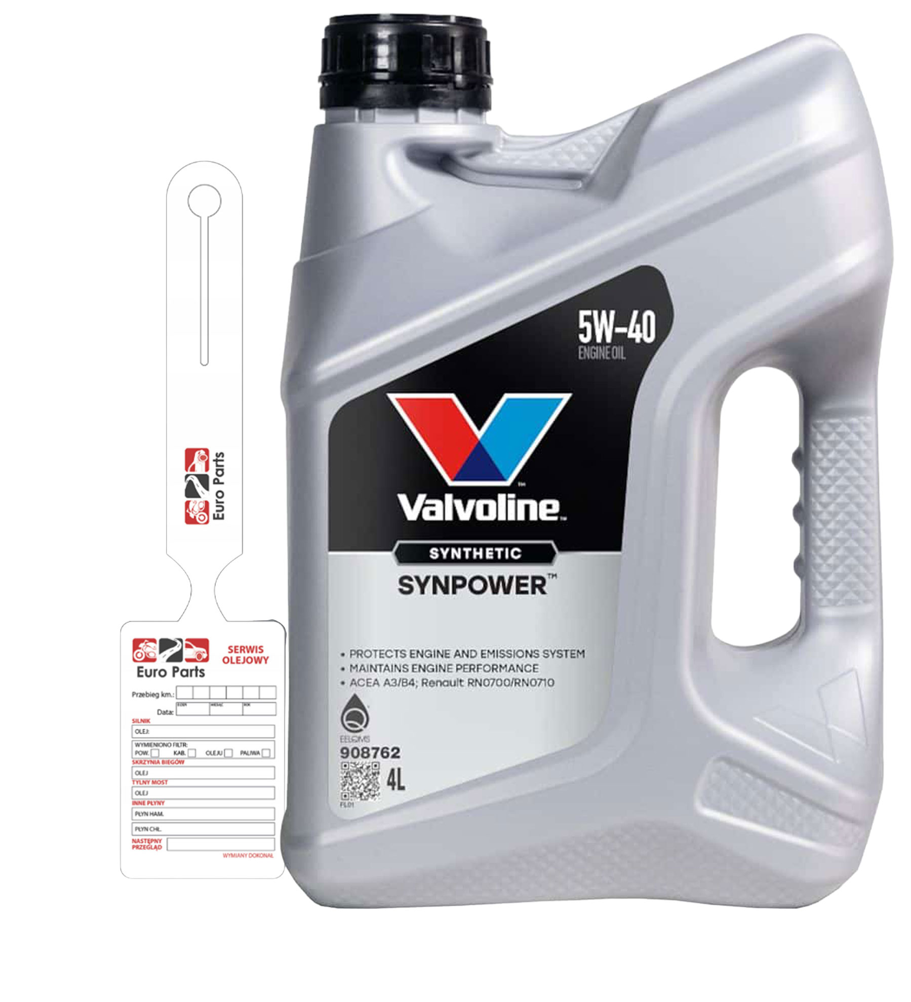 Olej Valvoline Synpower 5W40 4L A3/B4 Syntetyk