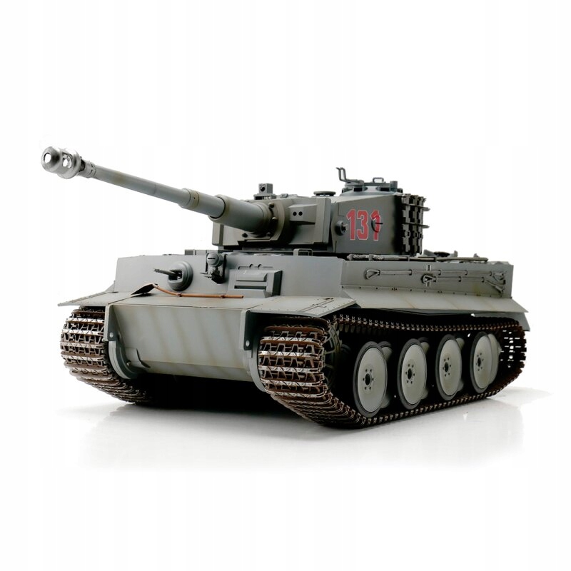 Czołg RC - Tiger I. Torro WSN 1:16 2,4 GHz / Szary