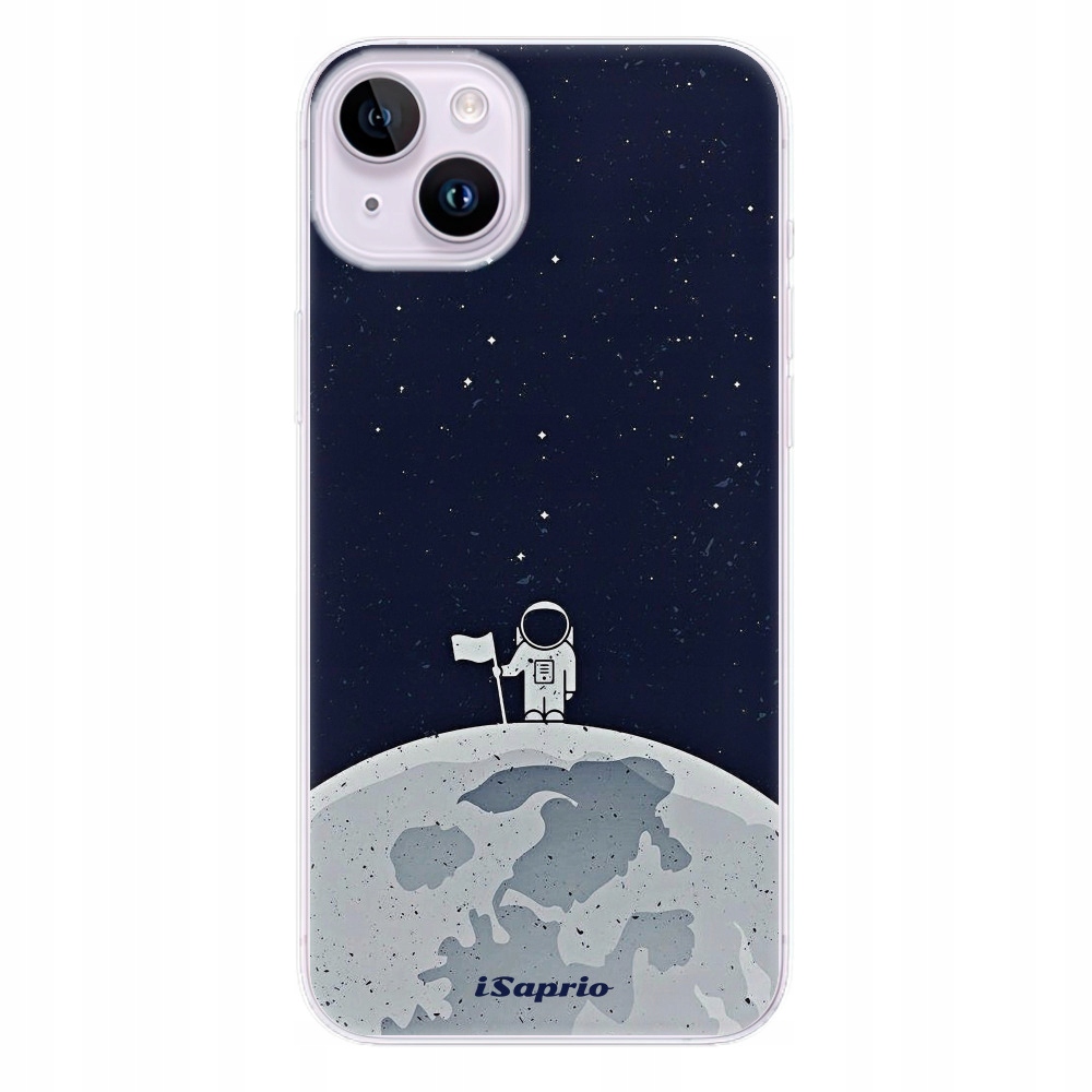 Silikonowe etui iSaprio On The Moon 10 na iPhone 14 Plus