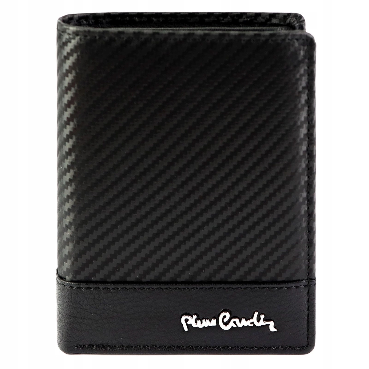 Pionowy duży pojemny Skórzany męski portfel marki Pierre Cardin z RFID Marka Pierre Cardin