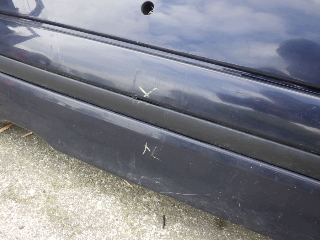FIAT 500 07- bumper rear rear part
