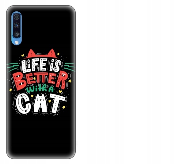 

Etui pokrowiec Samsung Galaxy A70 Life is better w