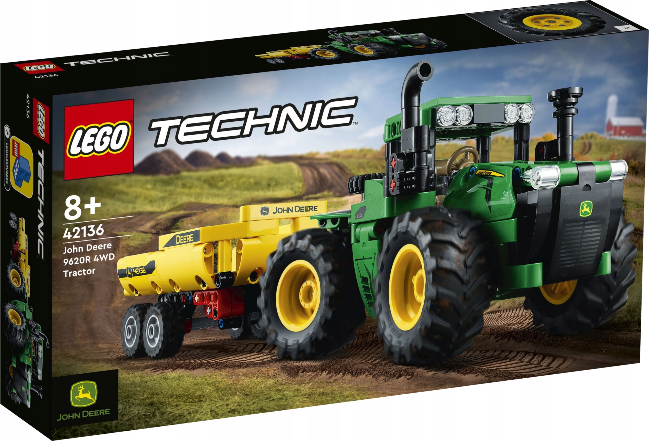 

Lego Technic 42136 Traktor John Deere 9620R 4WD