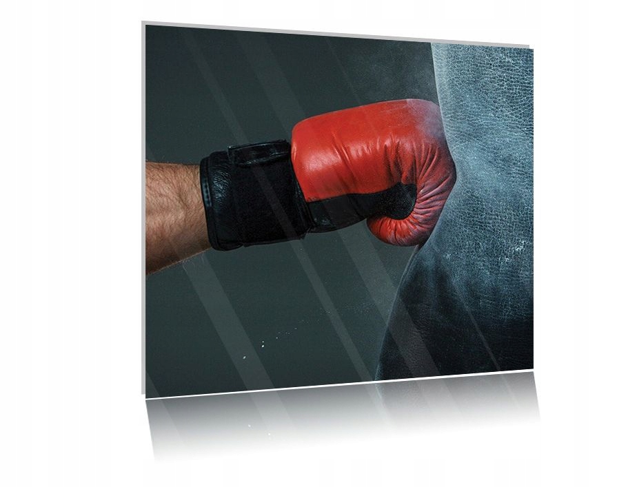 

Obraz szklany na szkle Boks 01 30x30