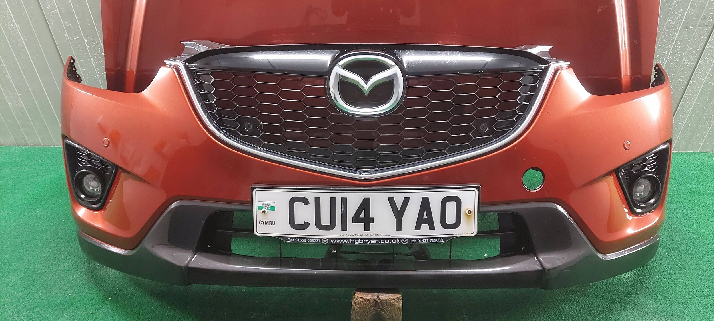 bumper front MAZDA CX5 12-17 complete LAK: 41G