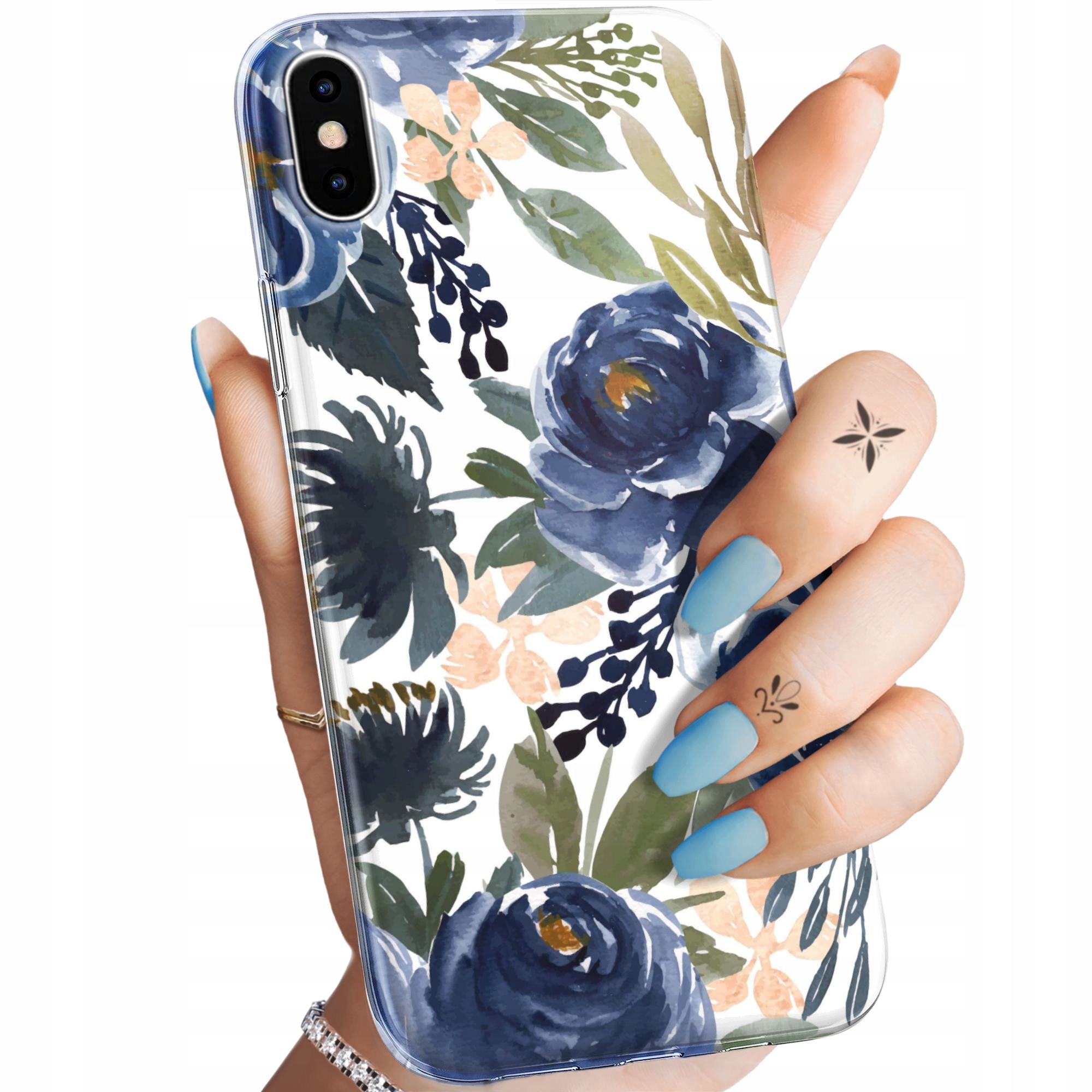 Etui Do Iphone Xs Max Kwiaty Kwieciste Flower Obudowa Pokrowiec Case
