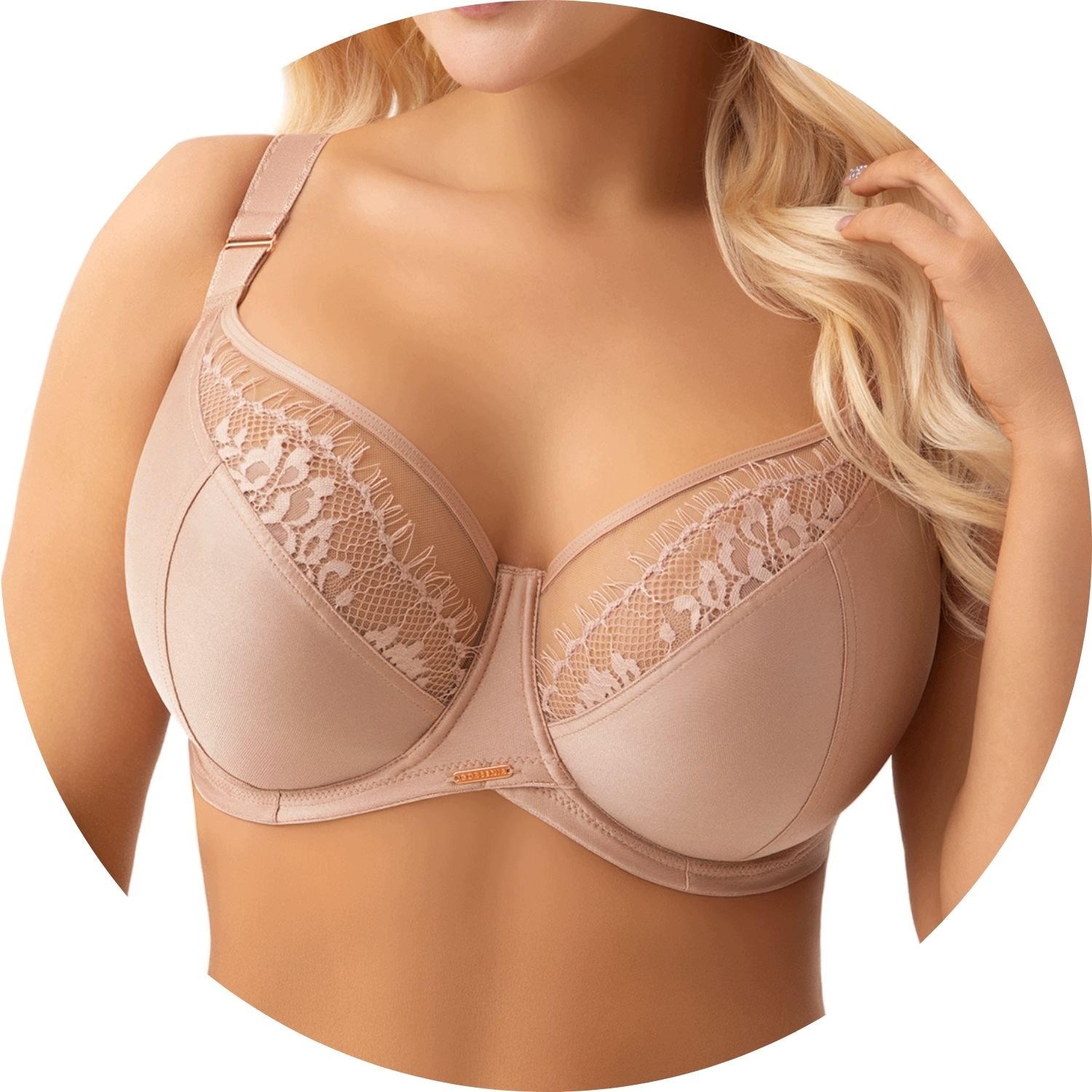 Měkká podprsenka Gorsenia K937 Evia cappuccino 70G