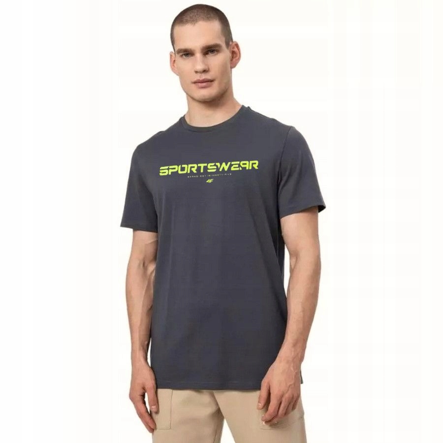 KOSZULKA MĘSKA 4F T-SHIRT PODKOSZULEK BLUZKA SPORTOWA NA CO DZIEŃ Marka 4F