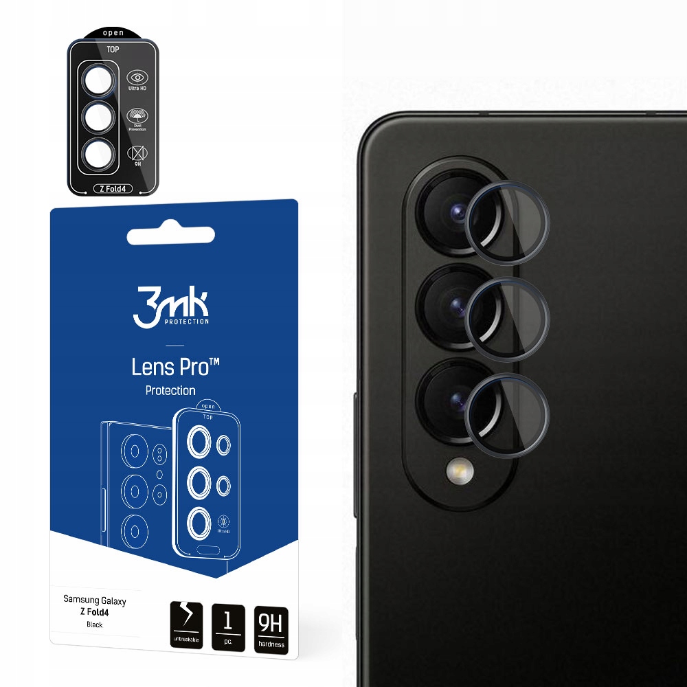 Osłona aparatu 3mk Lens Protection Pro na Samsung Galaxy Z Fold 4 czarna