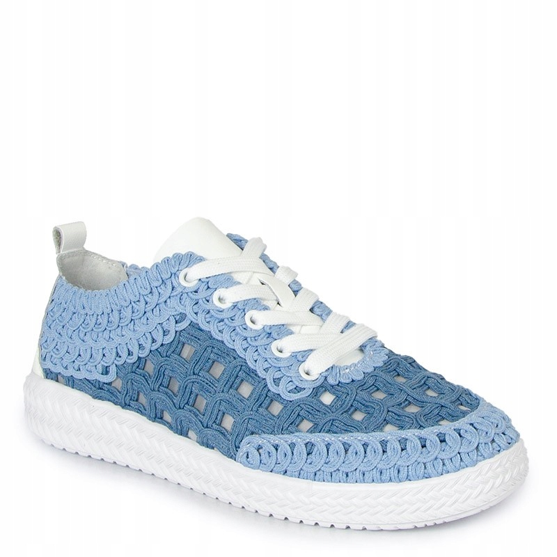 S.barski GR61-5951 Modré Ažurové Tenisky 39