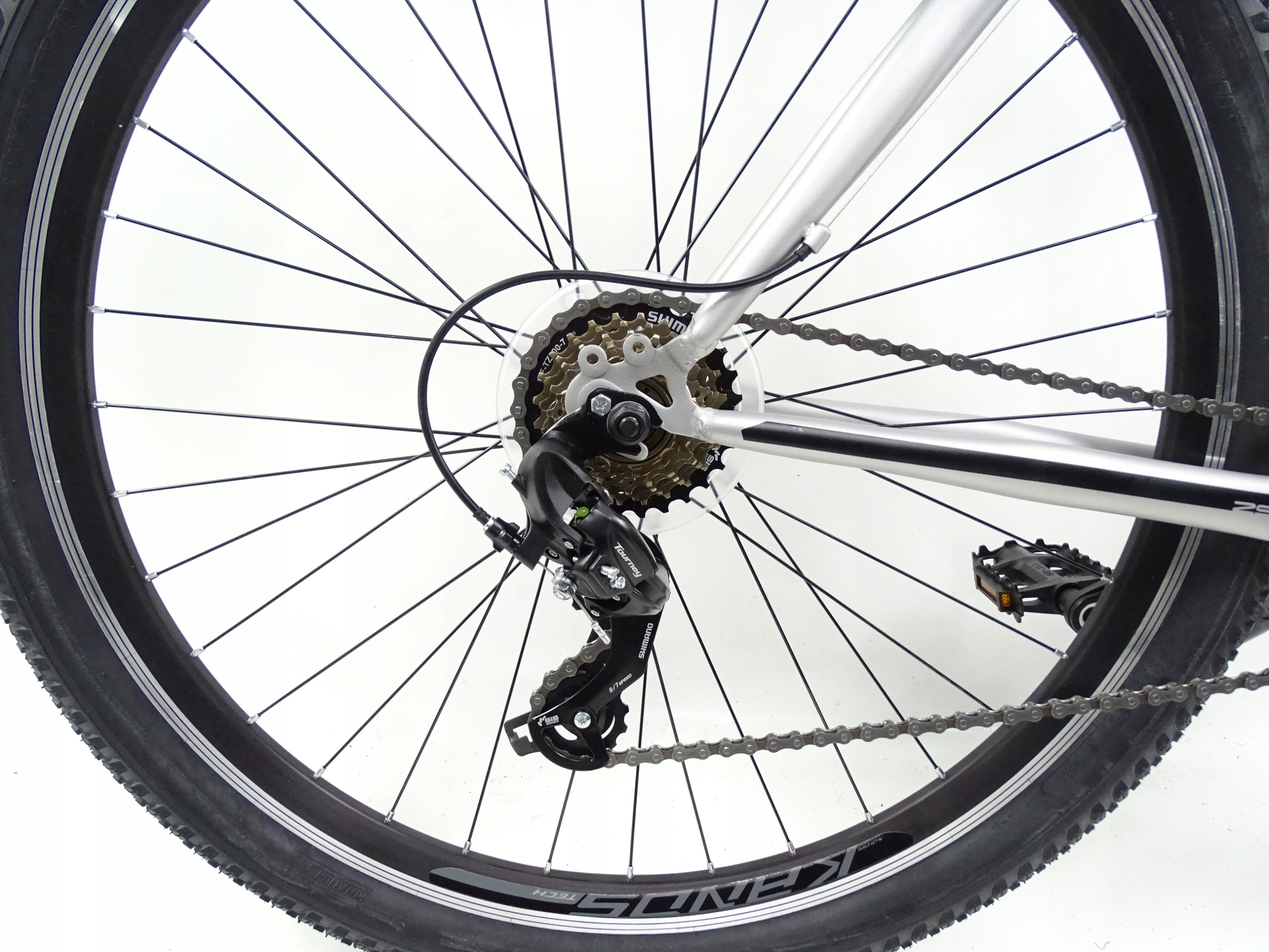 Rower górski MTB KANDS GUARDIAN 29'' srebrny -21'' Rozmiar ramy 21 cali