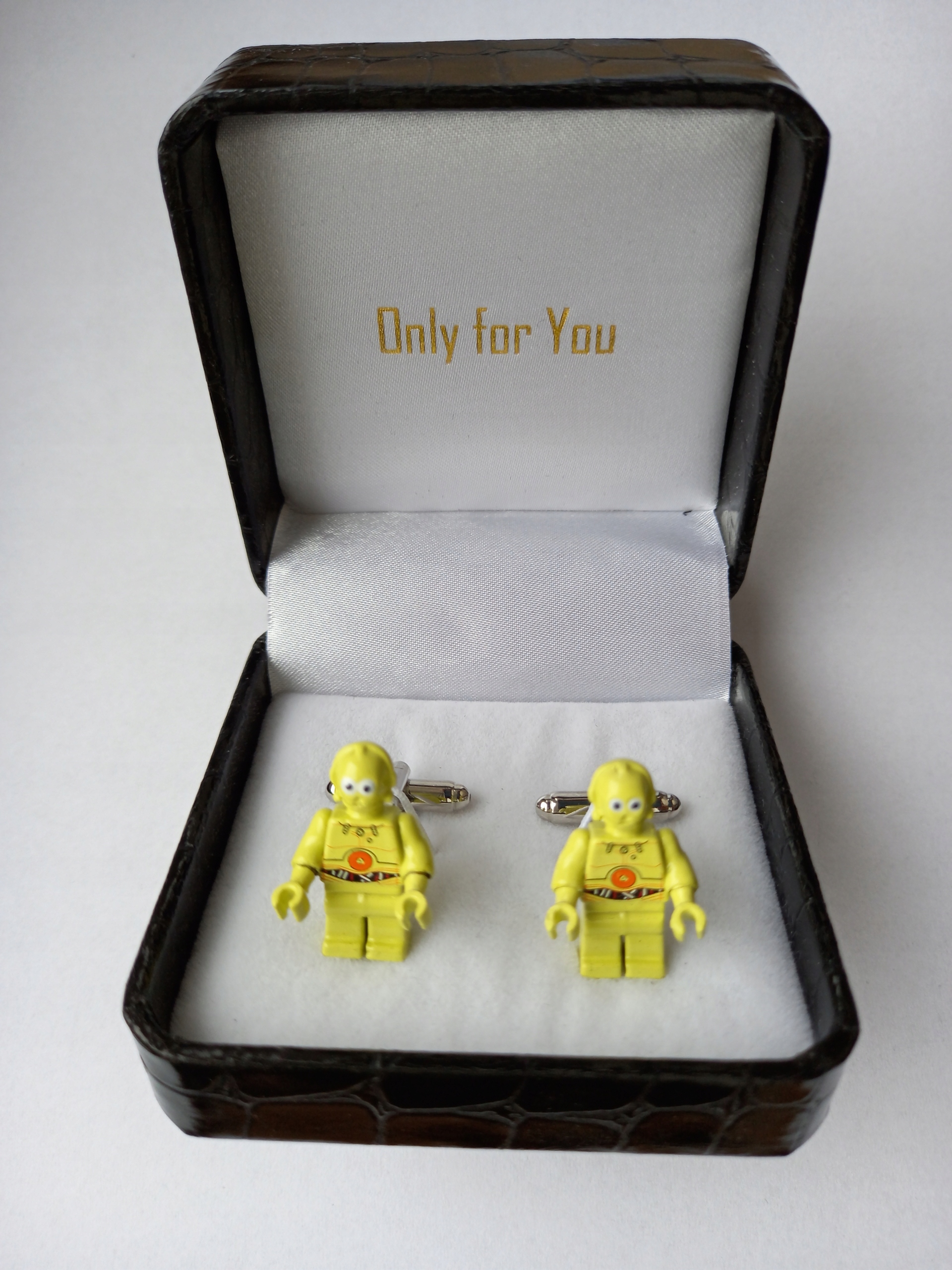 Manžetové knoflíčky Exc Ludzik Lego Star Wars Hvězda války C-3PO SeeTreepio