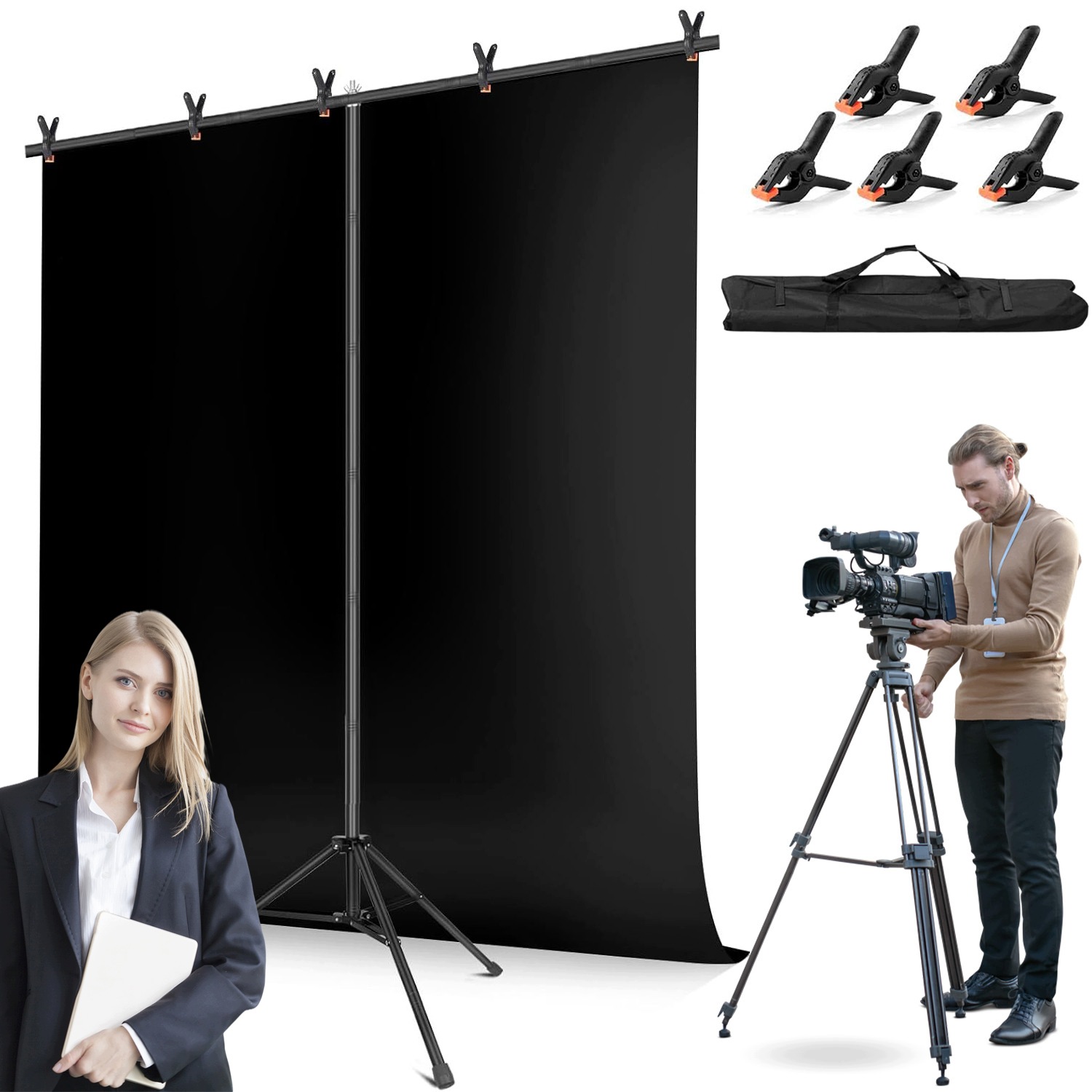 Přenosné Prémiové Fotografické Pozadí Pro Portrétní Fotografie