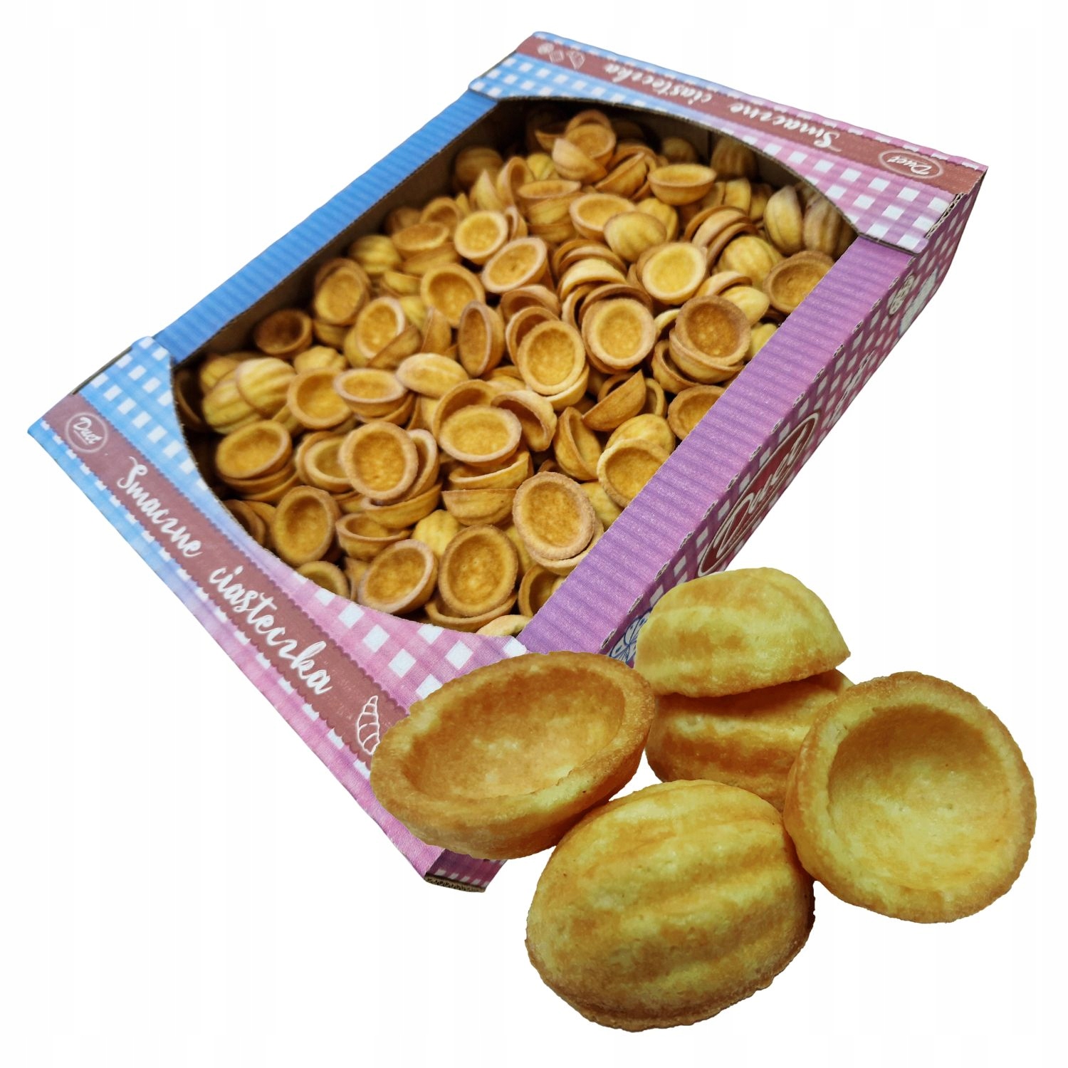 Ciastka orzeszki połówki puste 1,8kg Duet orzeszki do nadziewania