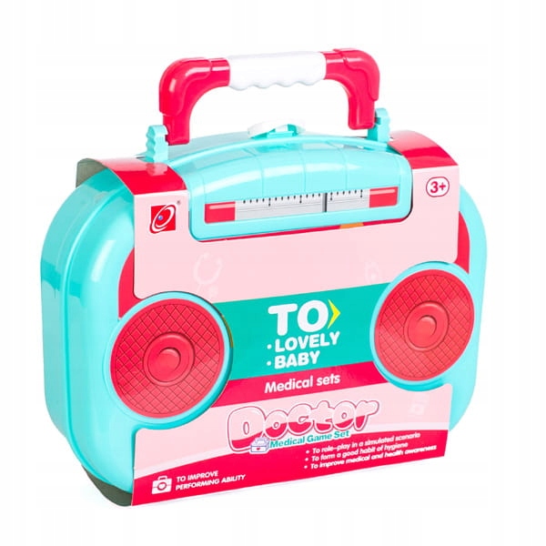 DUŻY ZESTAW LEKARSKI MAŁY LEKARZ DOKTOR W WALIZCE Płeć chłopcy dziewczynki