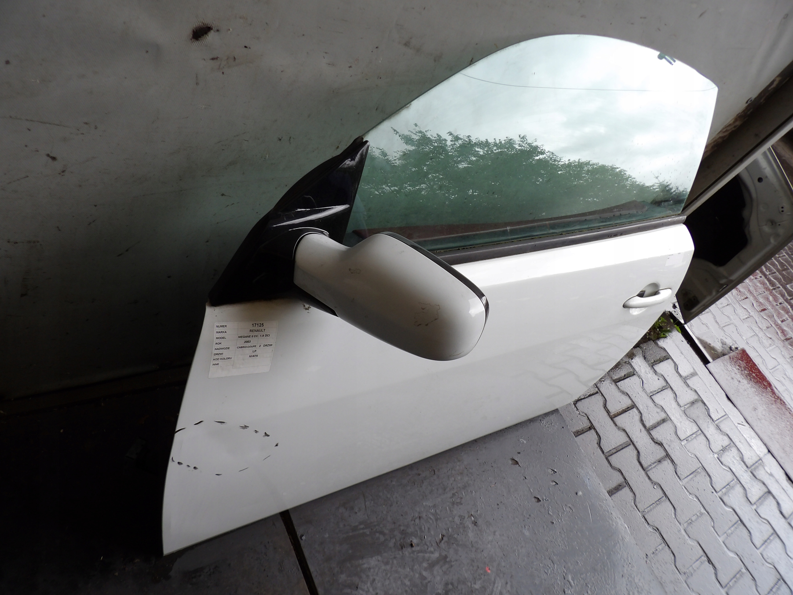 Renault Megane II CC door front left coupe lak. NV676